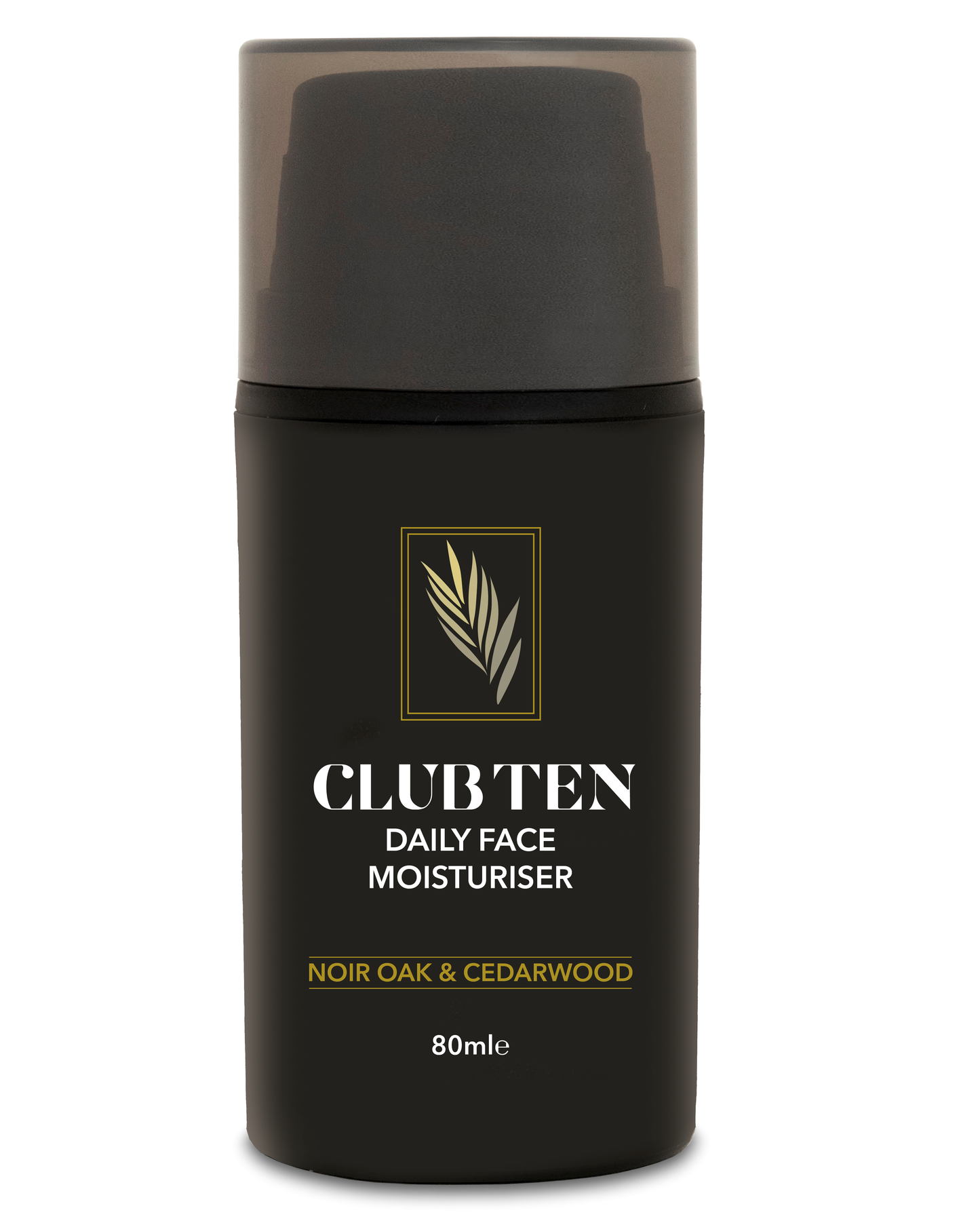 Club Ten Daily Face Moisturiser with Noir Oak and Cedarwood 80ml